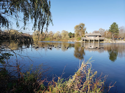 Large pond in Unionville, Markham, Ontario